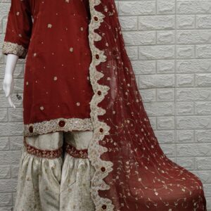 Zardozi gharara-15